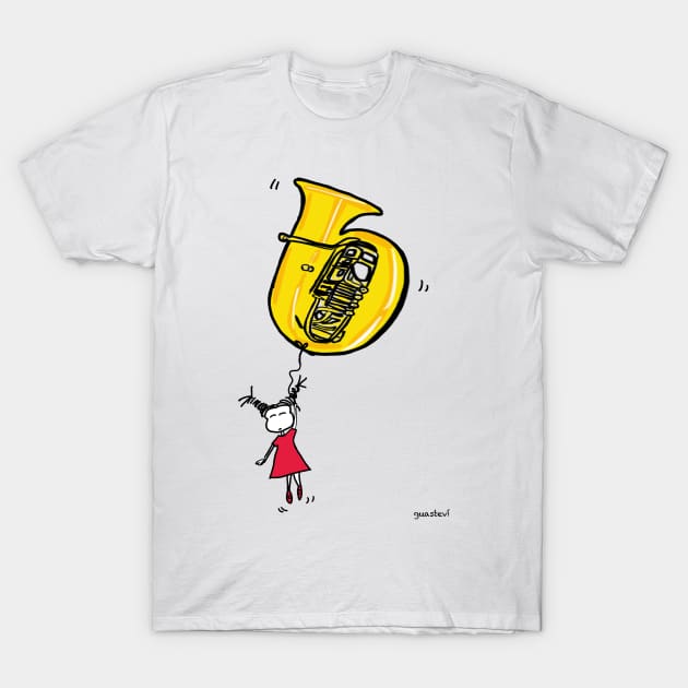 Tuba fly T-Shirt by Guastevi